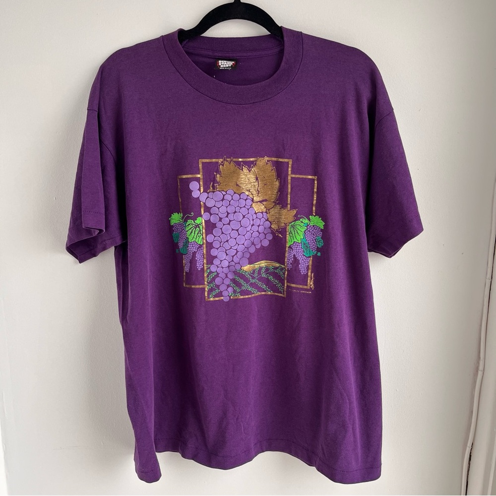 Vintage Single Stitch Meiers's Wine‎ Cellars Silverton Ohio T-shirt XL USA
